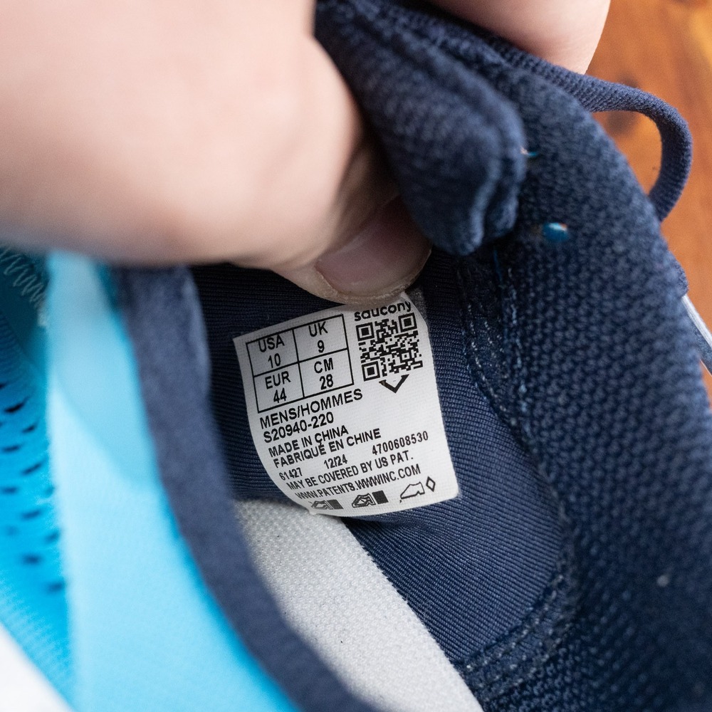Saucony Triumph 21 Men Running Shoes Blue Silver S20940-220 Size 10 - Picture 6 of 10